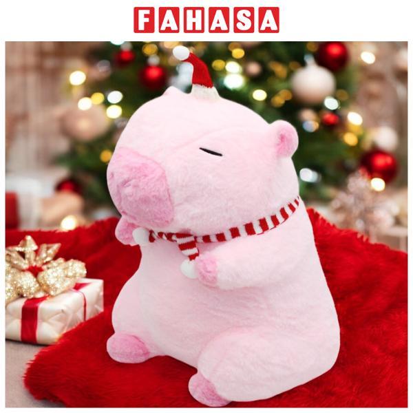 Thú Bông Capybara Noel 35 cm - Nuan Nuan SDST06
