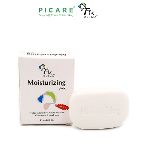 Xà Phòng Làm Sạch Cho Da Khô, Nhạy Cảm Fixderma Moisturizing Bar 30g