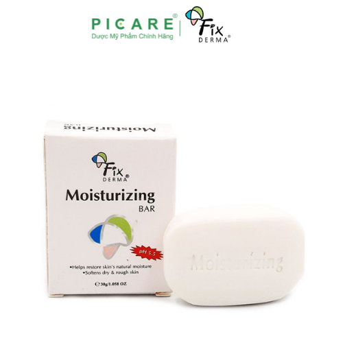 Xà Phòng Làm Sạch Cho Da Khô, Nhạy Cảm Fixderma Moisturizing Bar 30g 