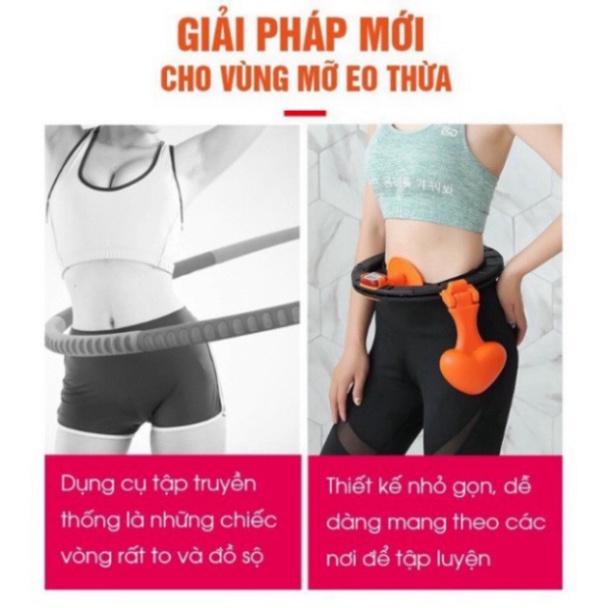 Vòng lắc eo giảm mỡ tự động nhập khẩu, chỉnh cân nặng vòng eo đồng hồ điện tử tự động đếm số