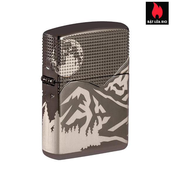 Bật Lửa Zippo 49299 – Zippo Armor Mountain Black Ice