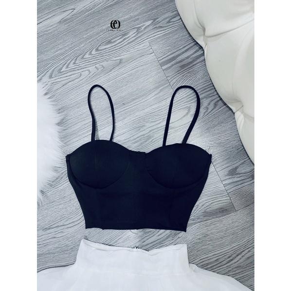 Áo Croptop,chân váy xòe ngắn,set EDNA OOTD
