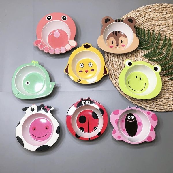 Combo 2 Bát bột hình con vật ngộ nghĩnh đáng yêu dành cho bé
