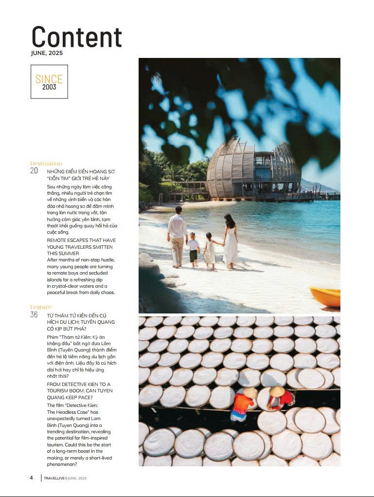 ẤN PHẨM TRAVELLIVE THÁNG 6/2025