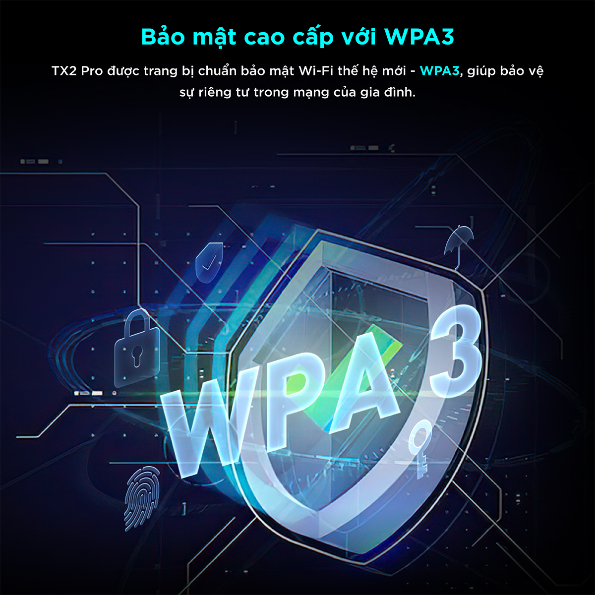 Tenda Thiết bị phát Wifi TX2 Pro Chuẩn Wifi 6 AX1500Mbps - Hàng chính hãng