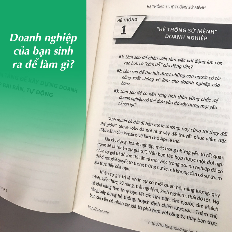 Sách Tự Động Hóa Doanh Nghiệp (Tập 1) &quot;5 hệ thống nền tảng để xây dựng doanh nghiệp bài bản tự động&quot;, sách quản trị kinh doanh, sách quản trị nhân sự, sách quản lý, sách lãnh đạo