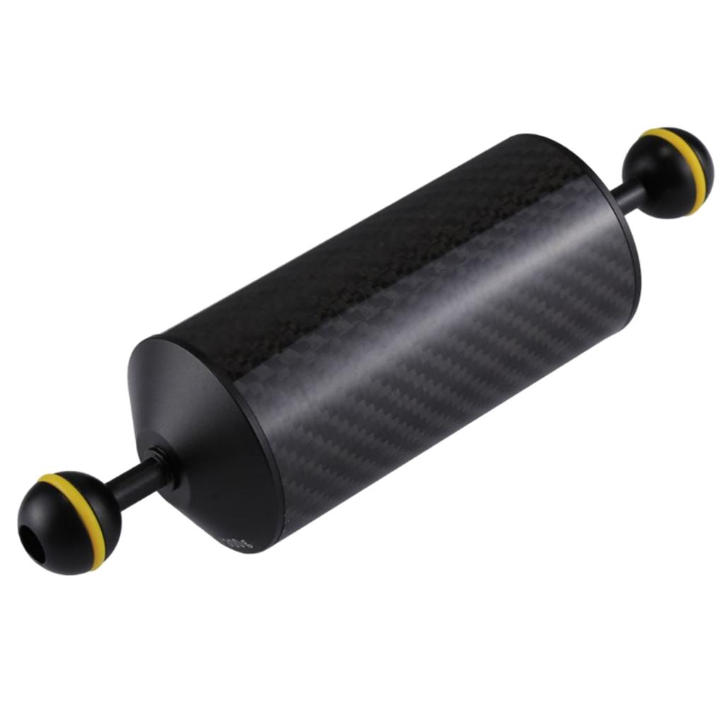Sunnimix Sợi Carbon Bóng Kẹp Adapter Phần Chụp Ảnh Dưới Nước Đèn Cánh Tay 60 Mm