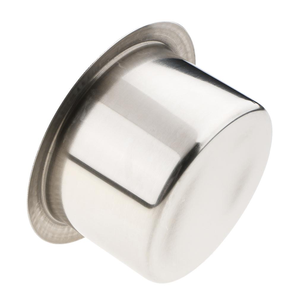 Thép Không Gỉ Cốc Uống Nước Giữ Đánh Bóng Cho Mềm Xe Tải Xe Tải Người Cắm Trại RV Đường Kính Bên Trong: 84 Mm/3