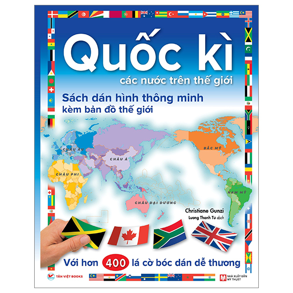 Combo: ( Trọn Bộ 2 Cuốn)  Bộ Sách Quốc Kì Các Nước Trên Thế Giới + Vũ Trụ : Sách Dán Hình Thông Minh Kèm Bản Đồ Thế Giới - Với Hơn 400 Lá Cờ Bóc Dán