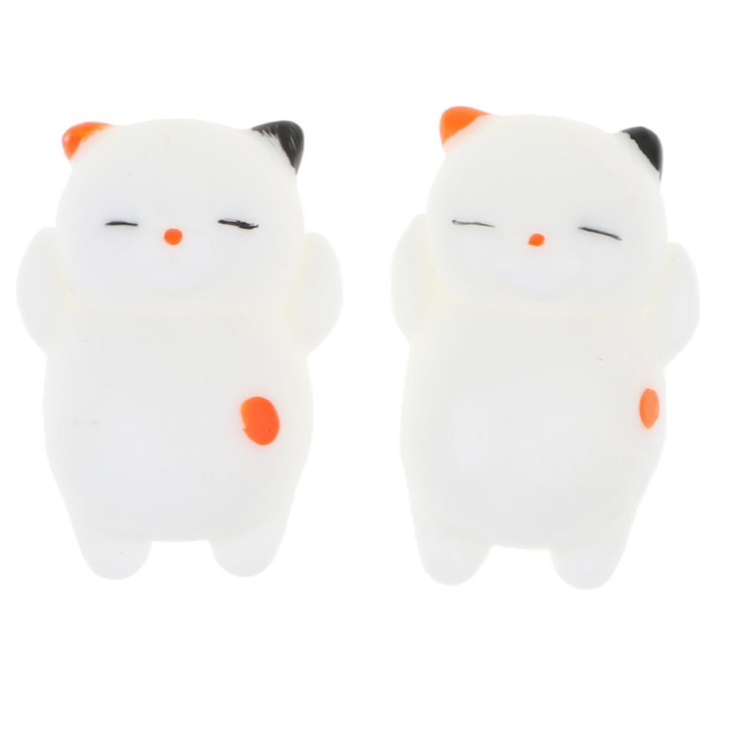 2xSquishies Toy Soft Stress Relief Kids cat