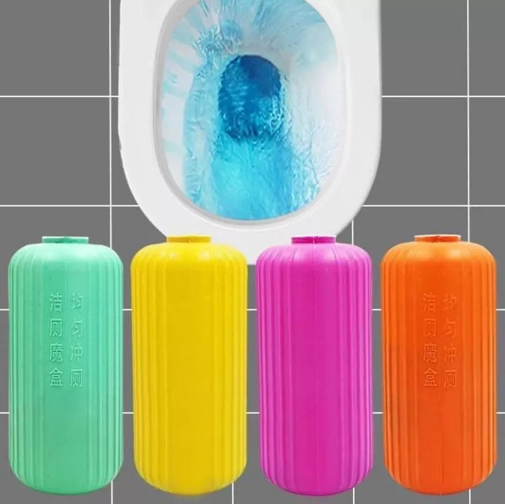 Lọ tẩy bồn cầu diệt khuẩn khử mùi phiên bản mới với 3 màu sắc tự nhiên