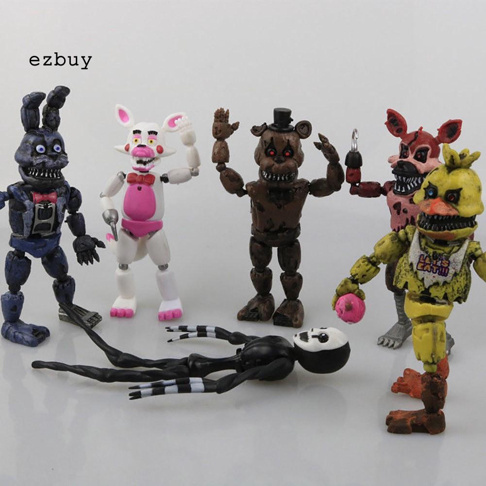 Set 6 mô hình đồ chơi trẻ em nhân vật hành động Five Nights at Freddys ngộ nghĩnh