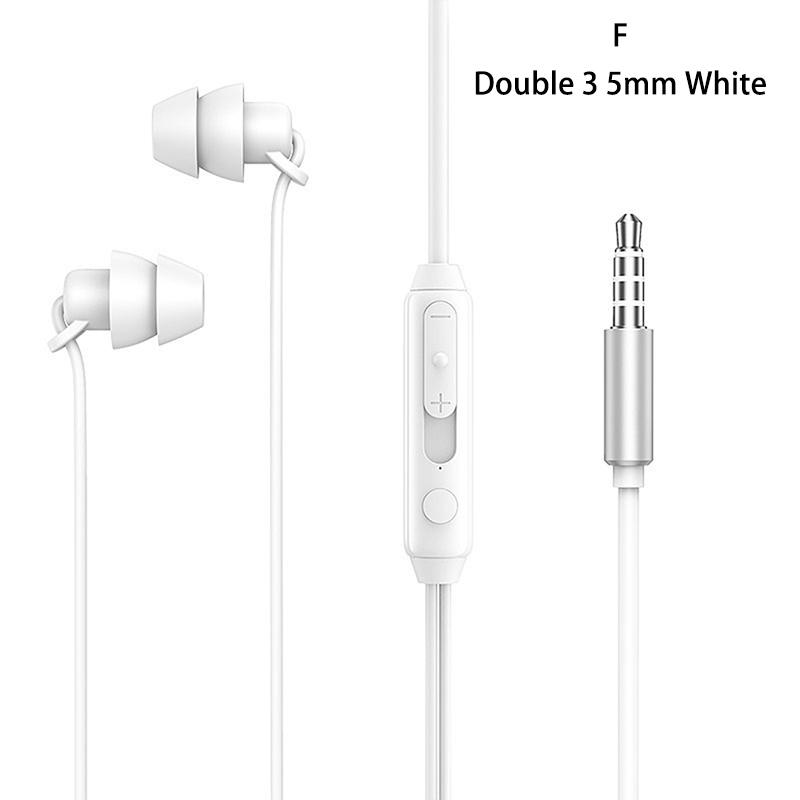 Tai Nghe Ngủ Chống Ồn Có Mic Tai Nghe Nút Điều Khiển Chống Gập Tai Nghe Gia Đình Đơn Type-C Trắng Màu sắc: Loại 6
