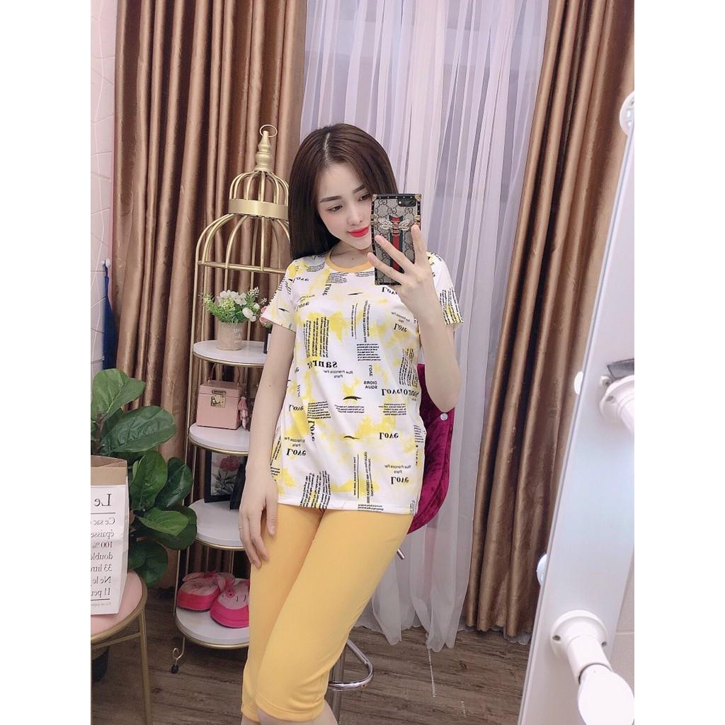 ĐỒ BỘ LỬNG MẶC NHÀ HỌA TIẾT DỄ THƯƠNG SIZE 40-68KG