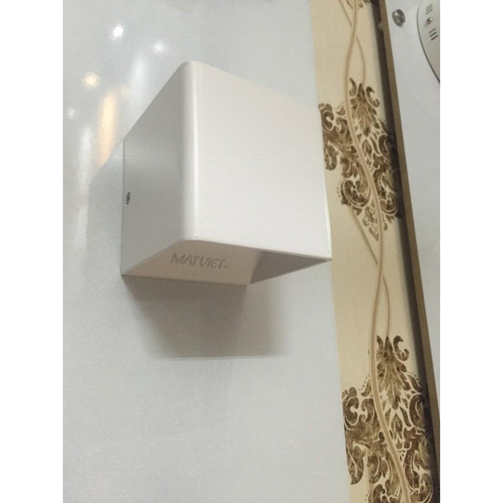 Đèn tường 2 đầu - Mắt Việt, Model: MV-W510, Công suất 5w, Ánh sáng vàng 3000k, Vỏ : trắng, Đen, Bạc.