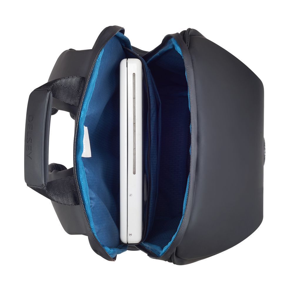Balo laptop 15.6" Securain: Hệ thống đóng mở miệng túi sáng tạo và cực kỳ an toàn,Thiết kế hiện đại, thanh lịch ,Chất liệu chống thấm nước