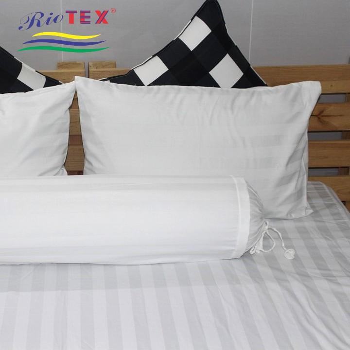 Vỏ Gối Cotton Khách Sạn Trắng Sọc Đủ Kích Thước