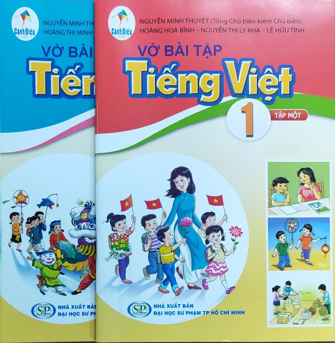 Vở bài tập Tiếng Việt Lớp 1 (2 tập) Bộ sách Cánh Diều