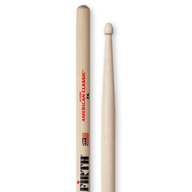 Dùi Trống Vic Firth 7A - American Classic Hickory Drumsticks - Kèm Móng Gảy DreamMaker