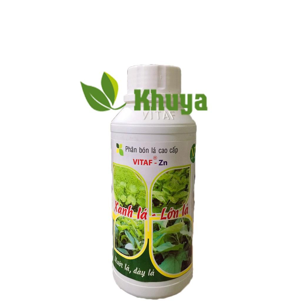 Phân bón lá Vitaf Zn Xanh lá và Lớn lá 500ml