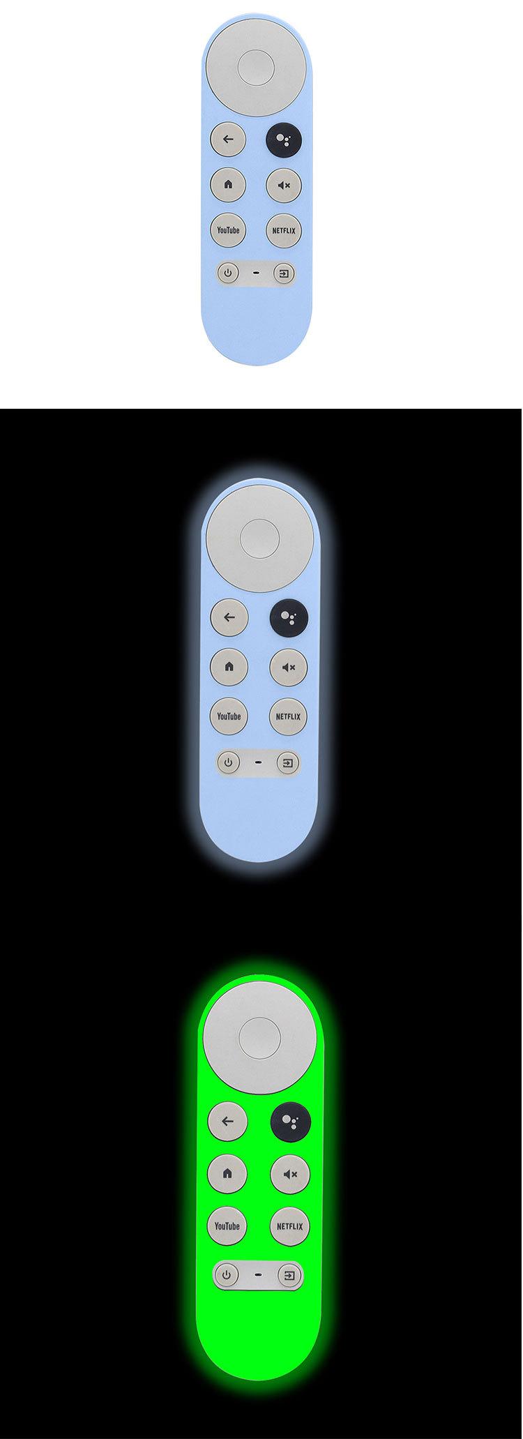 Vỏ Silicon Mềm Chống Trượt Cho Điều Khiển Từ Xa Chromecast Vỏ Bảo Vệ Vỏ Cho Google TV 2020 Điều Khiển Từ Xa Bằng Giọng Nói