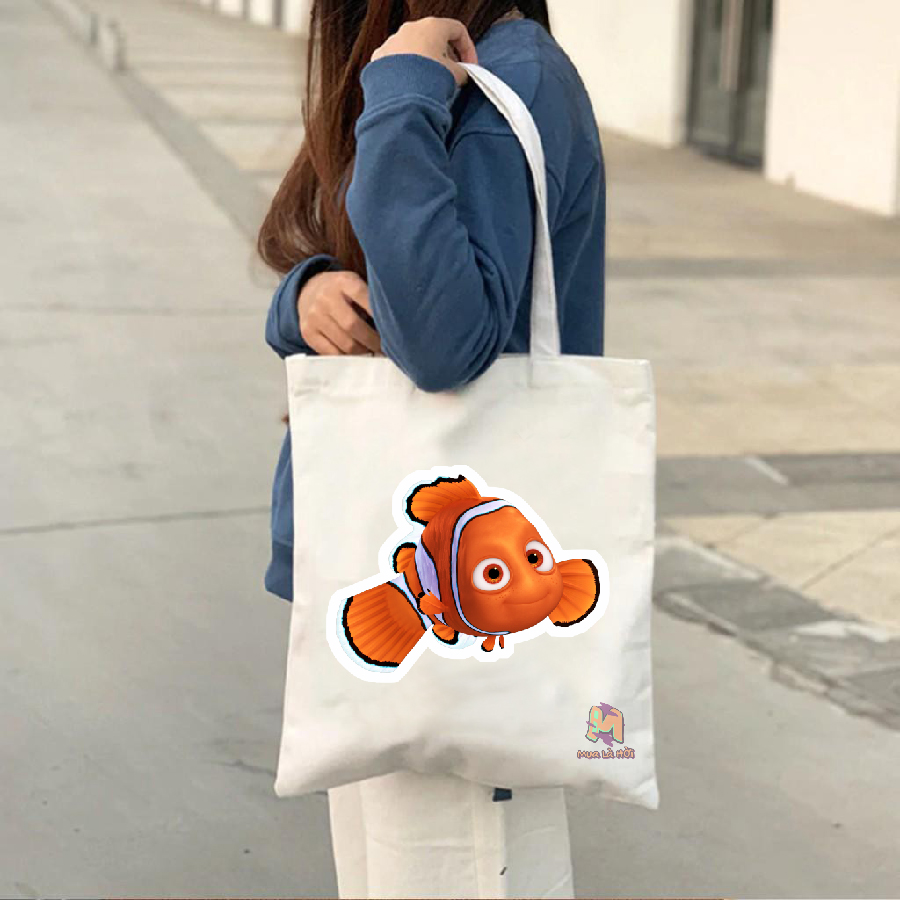 Túi Tote in hình chủ đề Finding Dory