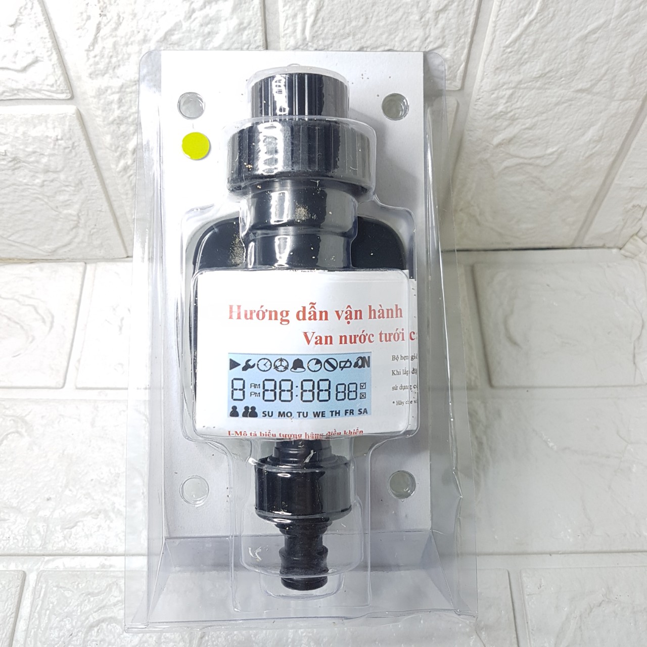 Van nước tưới cây hẹn giờ tự động dùng pin 9 chương trình cài đặt lặp lại từ 5 giây đến 7 ngày với thời gian từ 1 phút đến 24 tiếng mã hàng WT-1111 thương hiệu Aquamate nhập khẩu Đài Loan