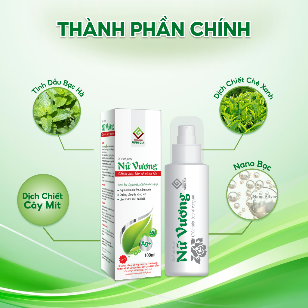 Gel Vệ Sinh Phụ Nữ Nữ Vương