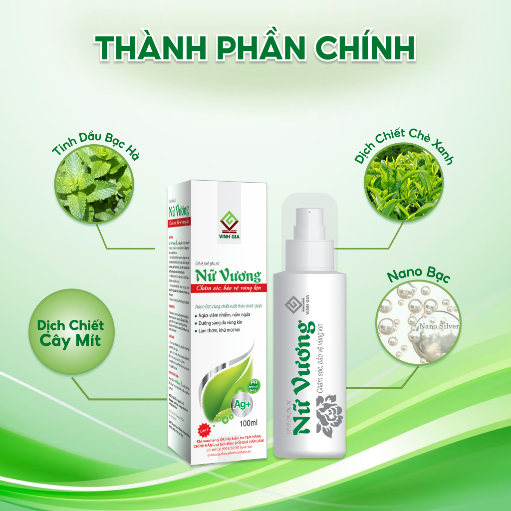 Gel Vệ Sinh Phụ Nữ Nữ Vương 