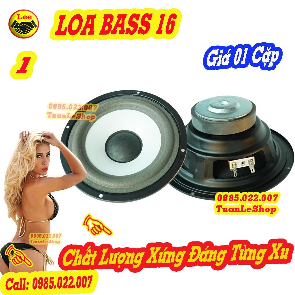 LOA BASS 16 MÀNG TRẮNG TỪ 80 COIL 25MM GÂN MÚT- GIÁ 02 CHIẾC LOA