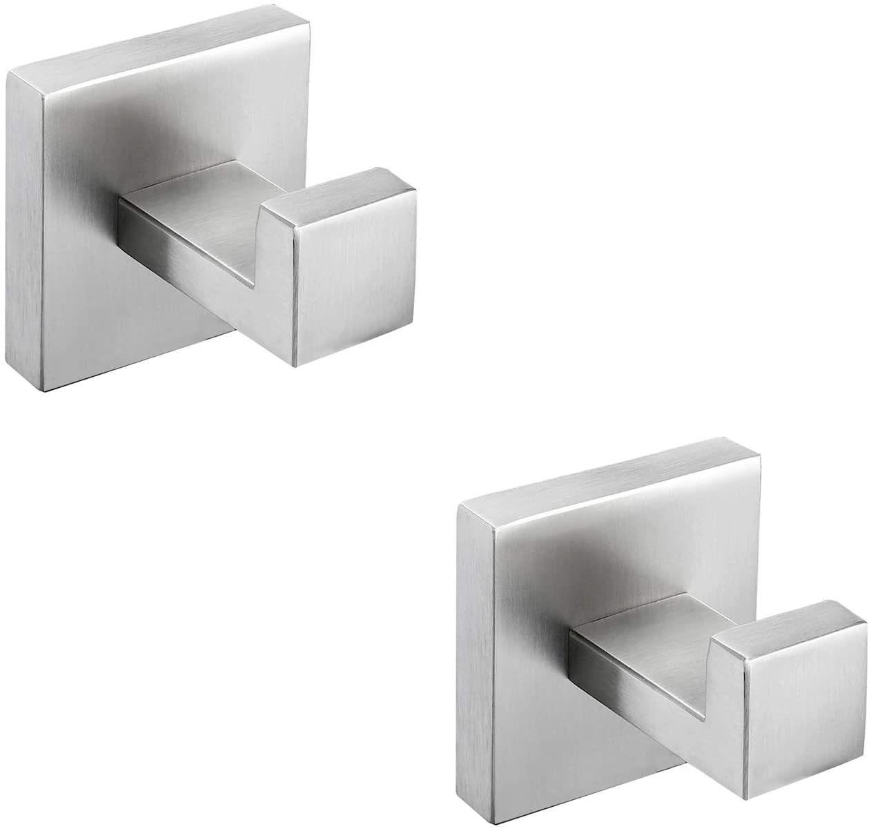 Móc treo tường vắt khăn Màu đen Làm bằng thép không gỉ 304