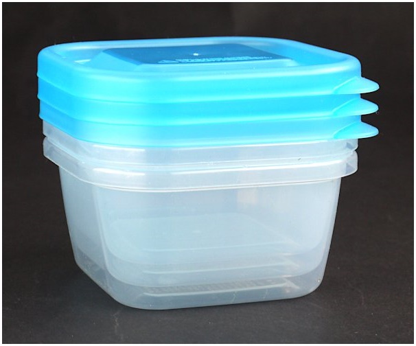 Bộ 3 hộp nhựa bảo quản thực phẩm Nakaya 300ml - Made in Japan
