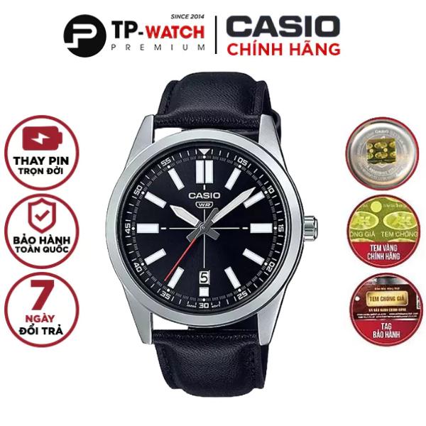 Đồng Hồ Nam Dây Da Casio Standard MTP-VD02L-1EUDF Chính Hãng - MTP-VD02L-1E