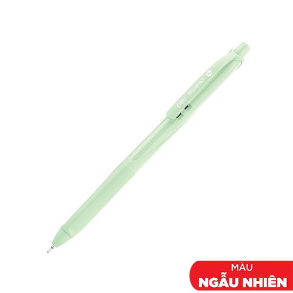 Bút Bi Dầu Đầu Mini 0.7 mm - Deli EQ117C-BK - Mực Đen (Màu Thân Bút Giao Ngẫu Nhiên)