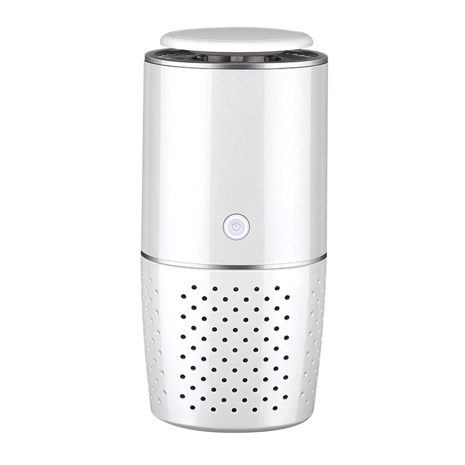 USB Car Air Purifier HEPA Ionizer Portable Mini Room Air Cleaner Freshener
