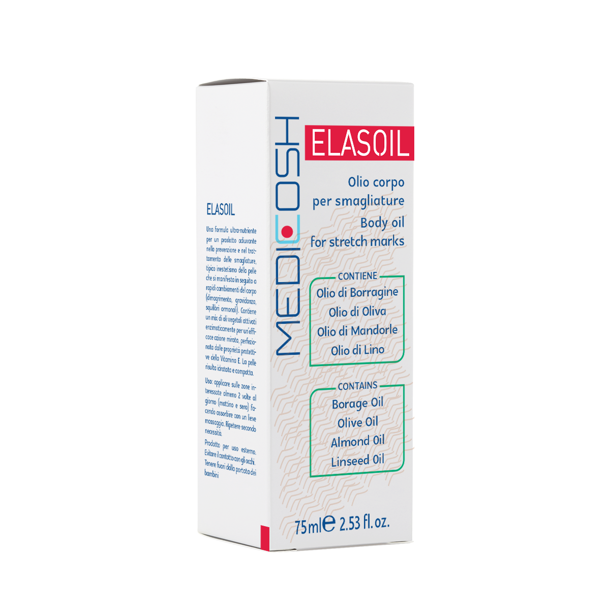 Dầu Rạn Da Cho Bà Bầu, Sau Sinh Medicosh Elasoil 75ml