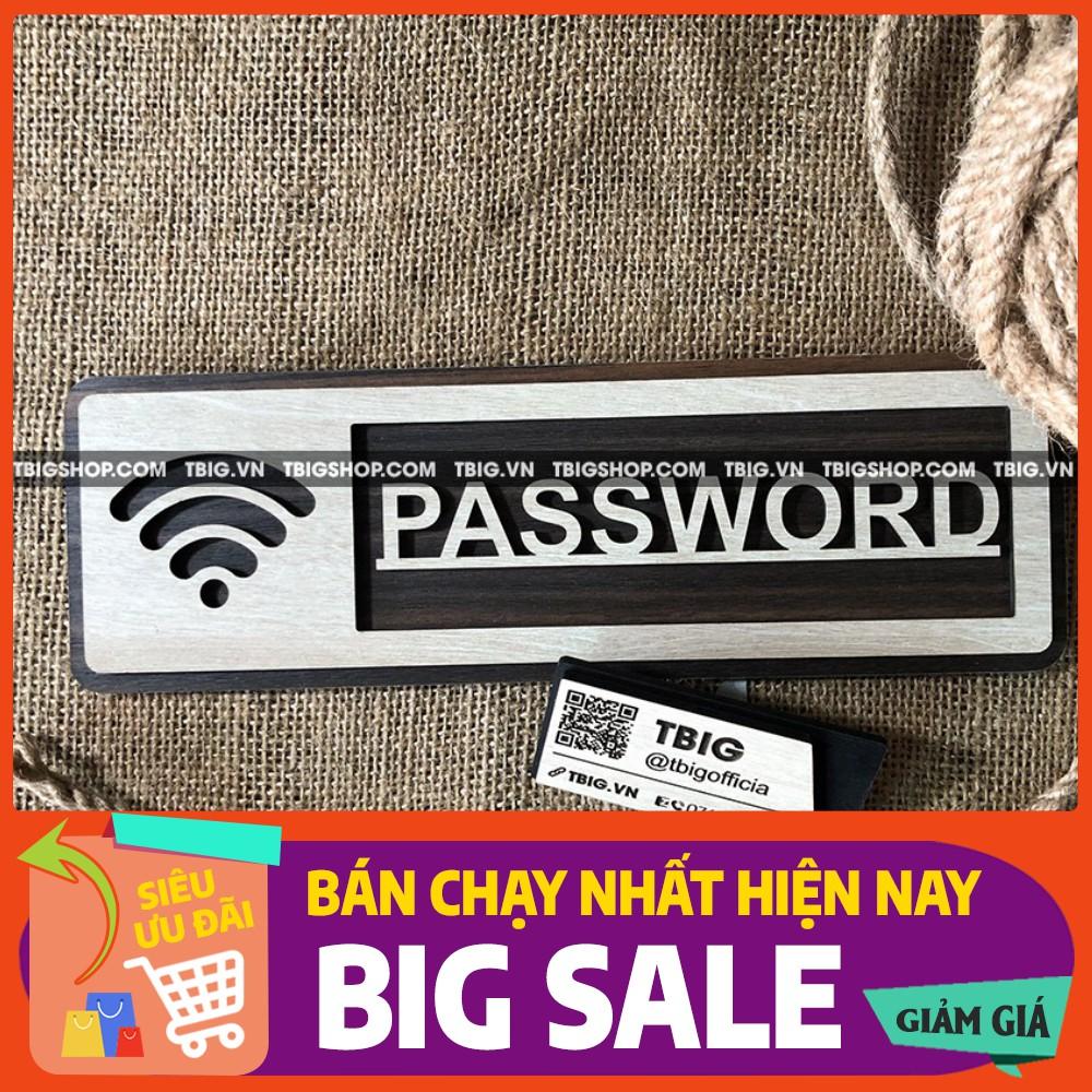 Bảng WIFI phong cách mới bằng gỗ 2 lớp