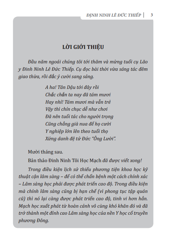 Sách Định Ninh Tôi Học Mạch (Tái Bản 2020)