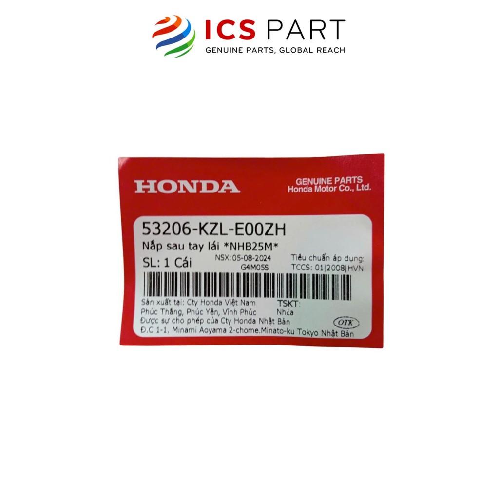 Nắp Sau Tay Lái (Nhựa Gáy) HONDA Vision 2013-2014 Đen Nhb25M (Không Tem) (53206KZLE00ZH)