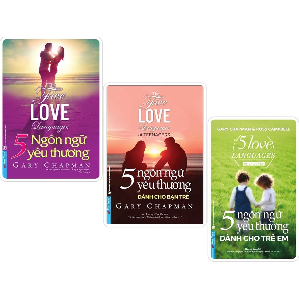 Combo 5 Ngôn Ngữ Yêu Thương Cho Người Trưởng Thành Cho Bạn Trẻ Cho Trẻ Em - Bản Quyền