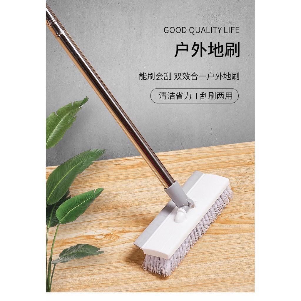 Chổi lau sàn , cây lau sàn gạt nước quét gạch 2 đầu tiện lợi dễ điều chỉnh chiều dài LOCK & COCK