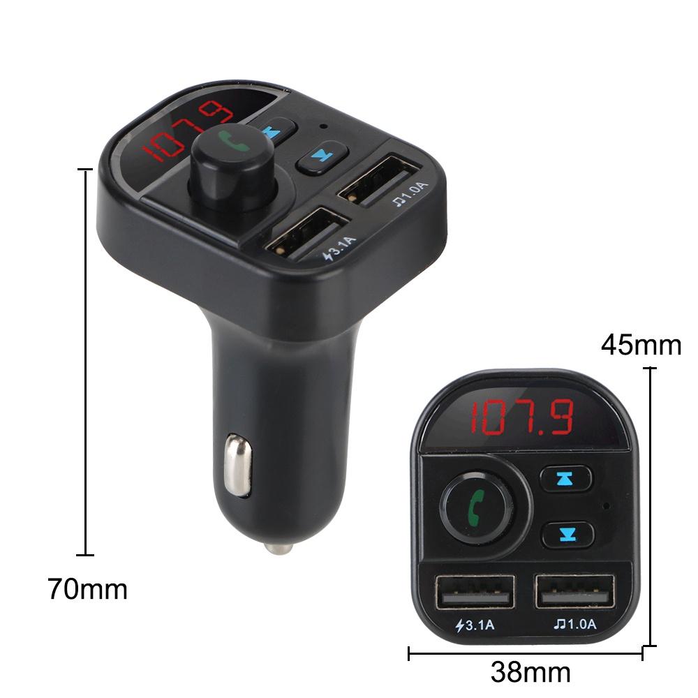 Tẩu sạc nhanh QC 3.0 USB kép 12V đa năng cho xe hơi