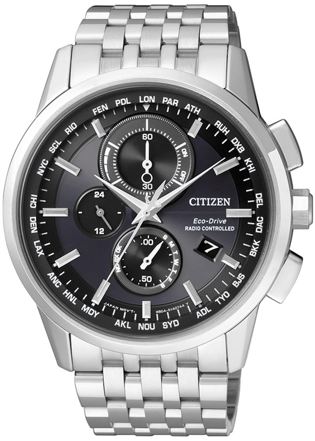 Đồng Hồ Nam Citizen Dây Thép Không Gỉ AT8110-61E - Mặt Đen (Sapphire)