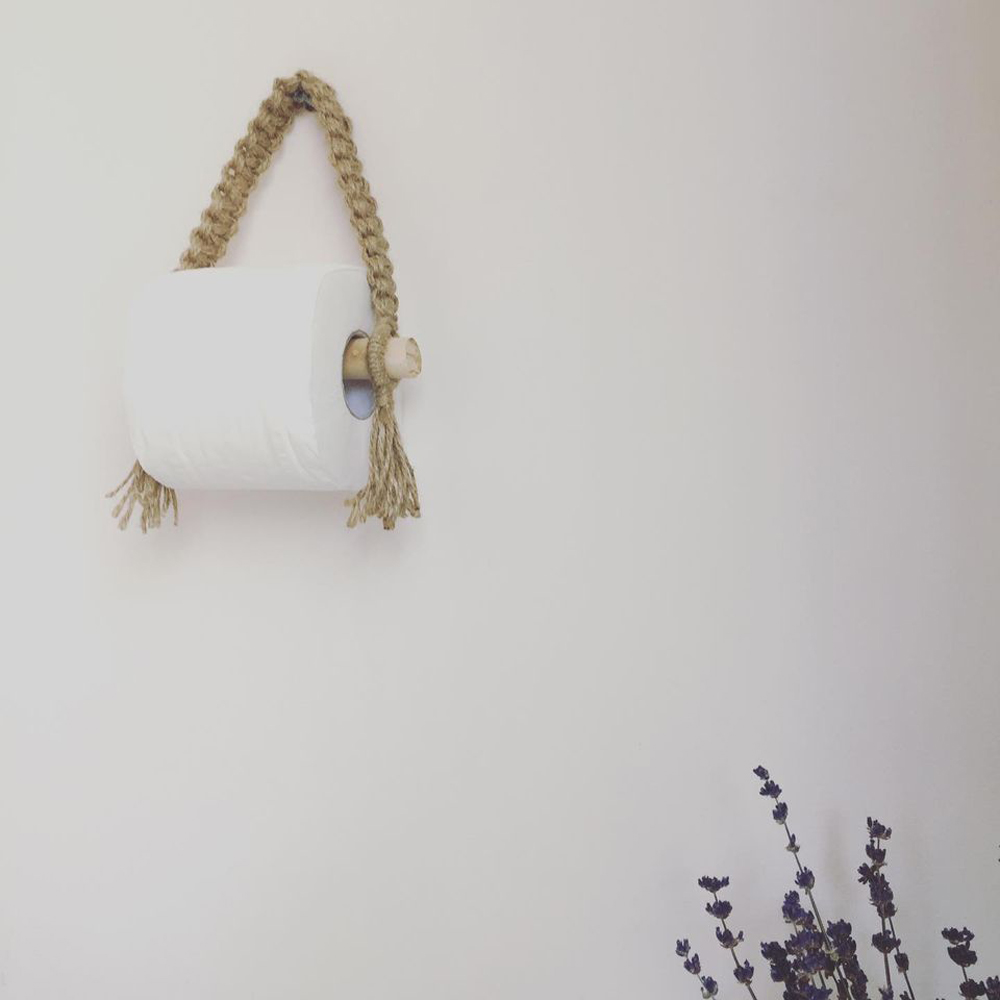 Treo Giấy Vệ Sinh Dây Thừng Tự Nhiên Handmade