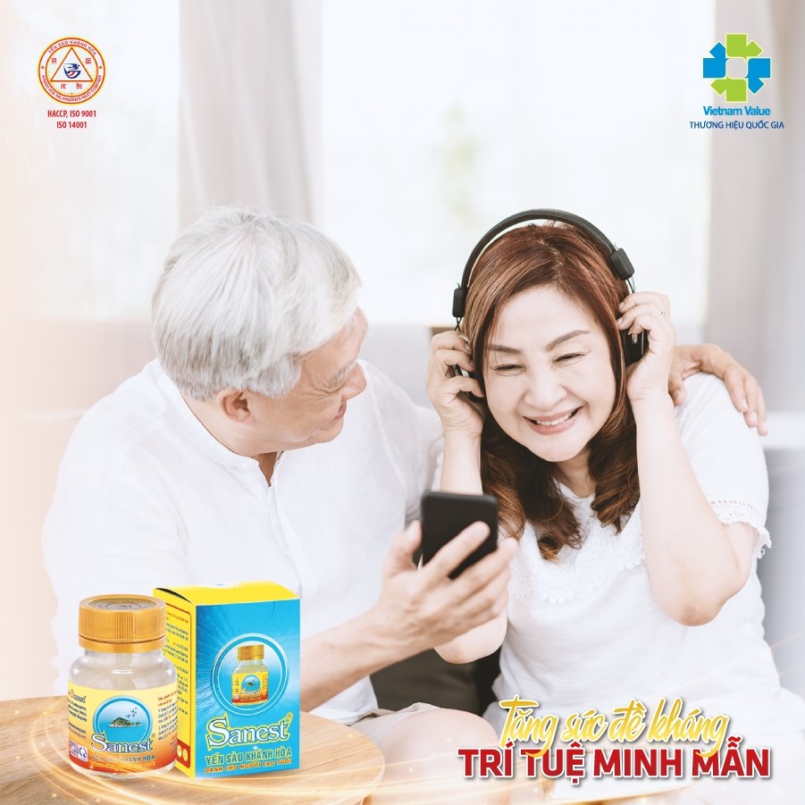 NƯỚC YẾN SÀO KHÁNH HÒA SANEST NGƯỜI CAO TUỔI 70ML