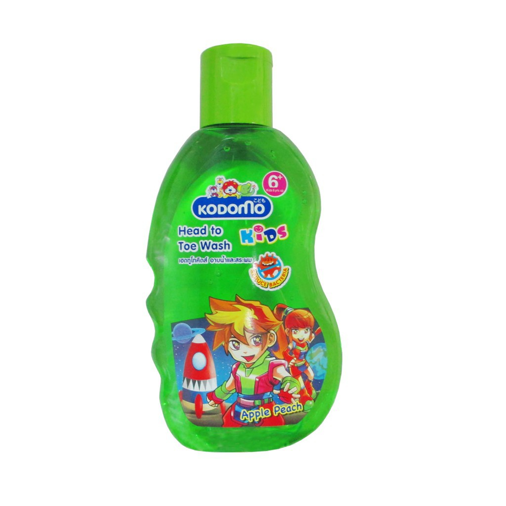 Dầu Tắm Gội Kodomo toàn thân chai 100ml cho bé từ 6 tuổi