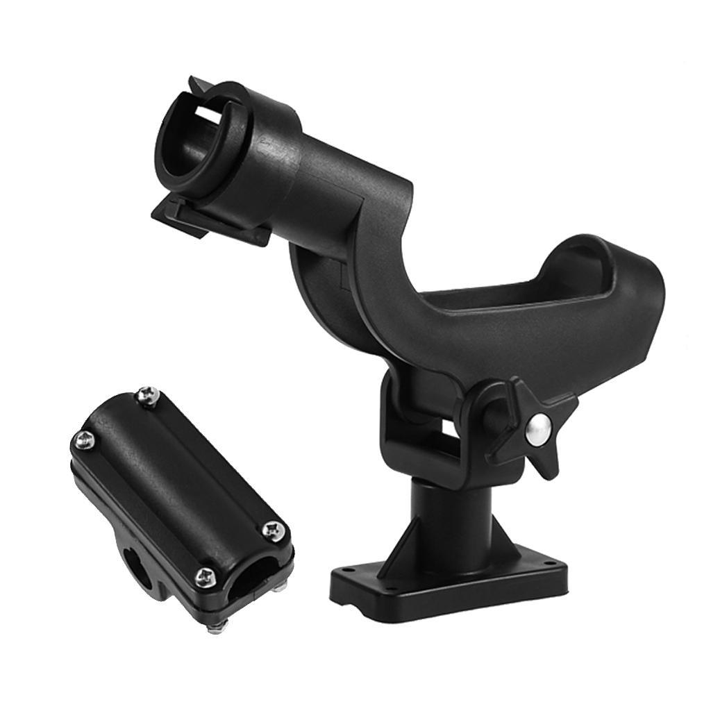 Aluminium Adjust Fishing Rod Bracket Kayak Boat Fishing Pole Mount Holder *