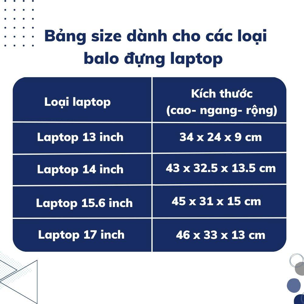 Balo laptop công sở, balo du lịch đa năng chống nước cao cấp Picano BLP1630_BLACK