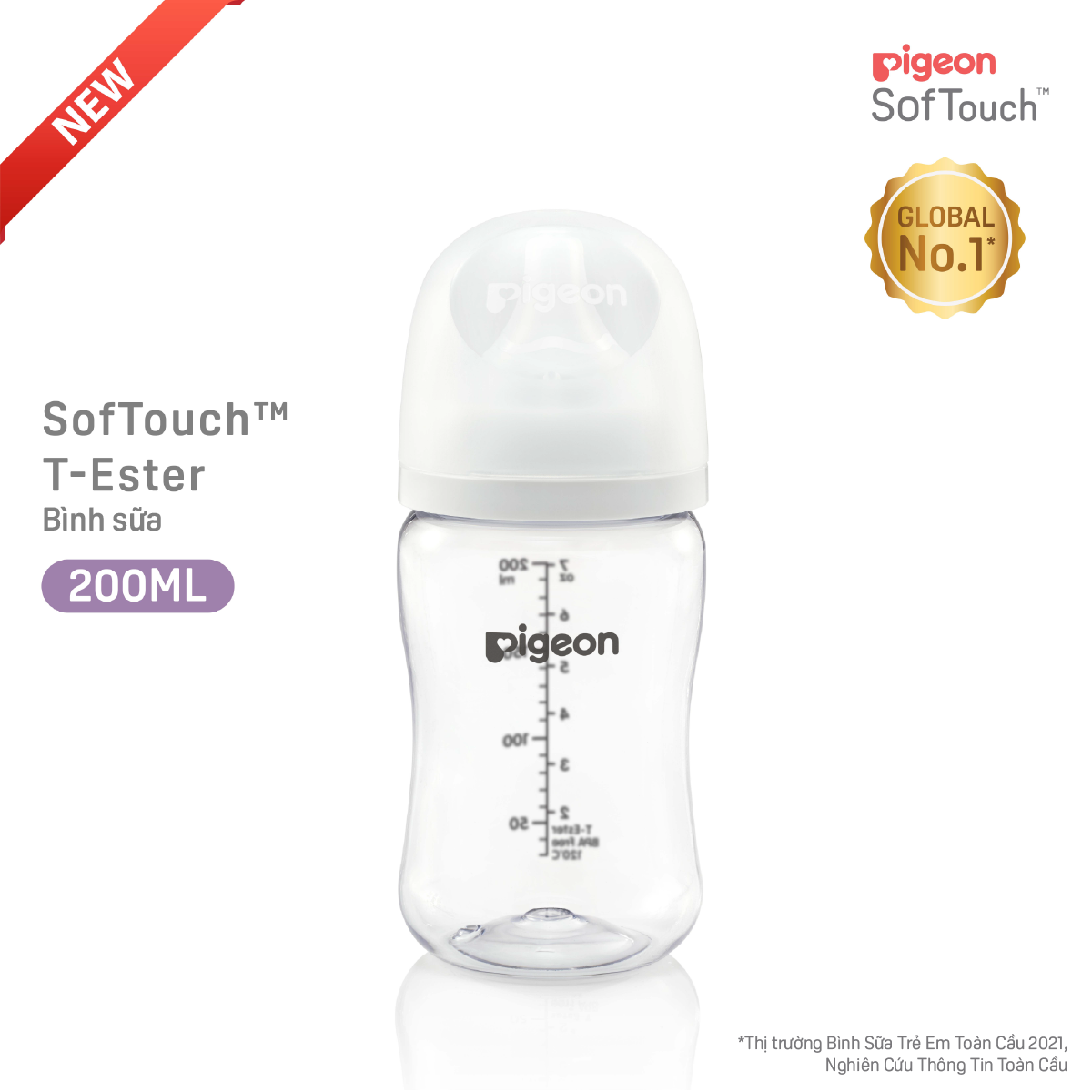 Bình Sữa Softouch T-Ester Plus Thế Hệ III 200ml/300ml