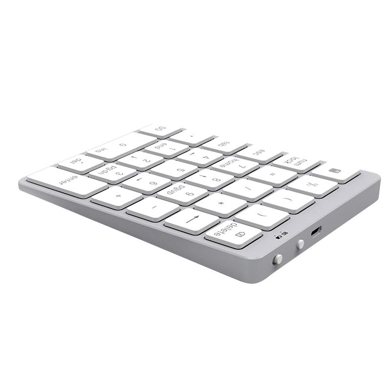 Bluetooth Bàn Phím Số Protable Hợp Kim Nhôm Không Dây Bao Da Bàn Phím Cho Ipad Android Windows Phone Mackbook Máy Tính Bảng